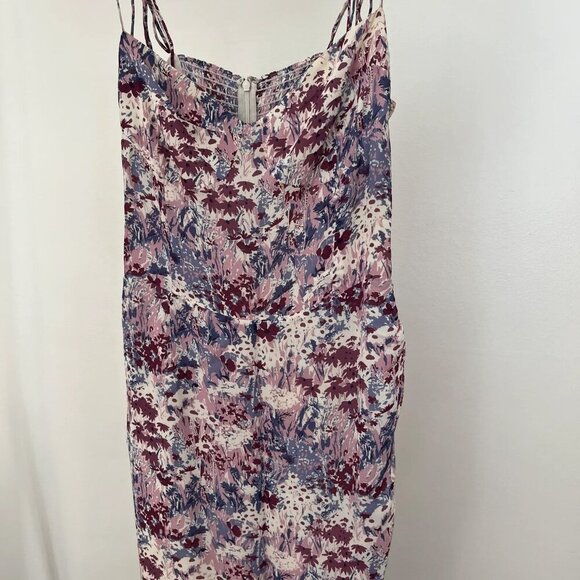 Reformation - Kourtney Purple Floral Midi Dress - Picture 5 of 6